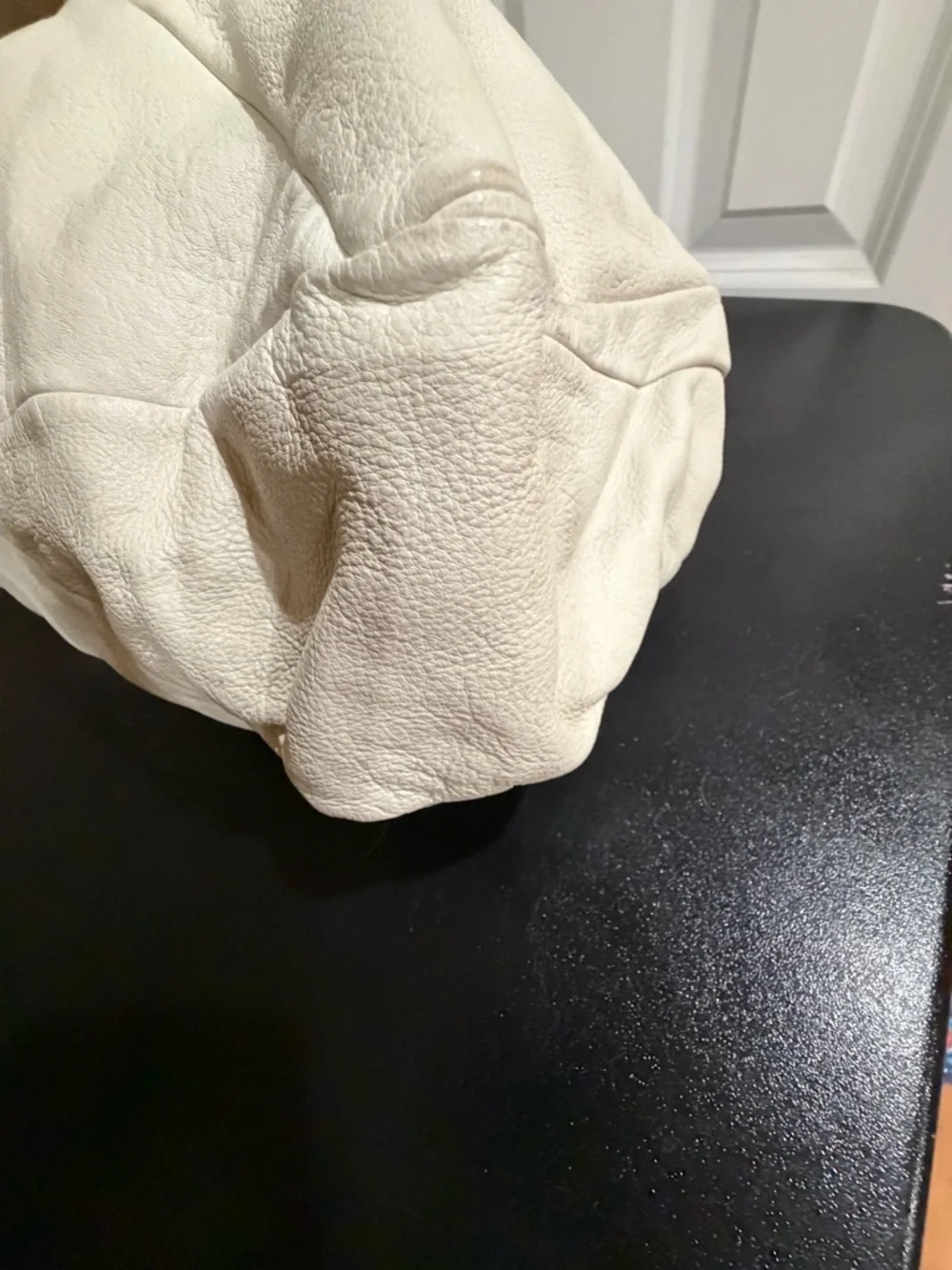 Kenneth Cole Soft Cream Hobo Shoulder Bag
